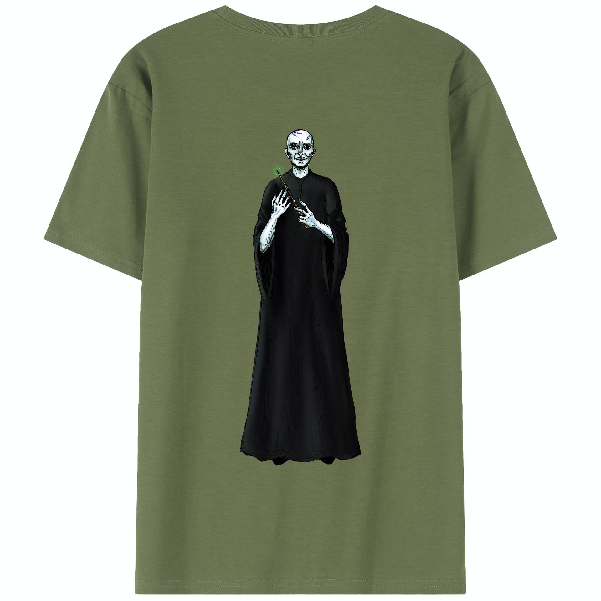 （画像用） Harry Potter ハリー・ポッターシリーズ 綿100％半袖Tシャツ（背面プリント）